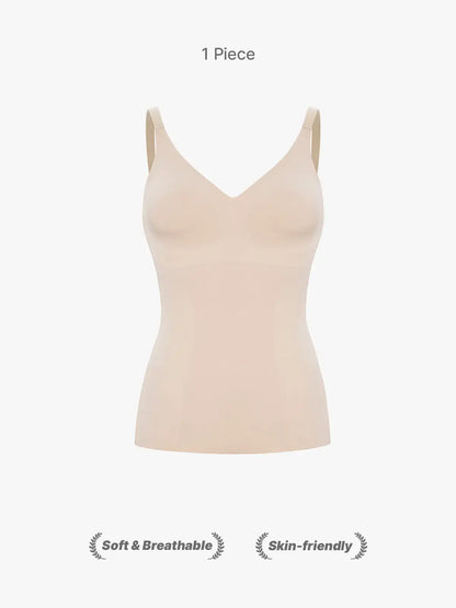 Women's V Neck Shapewear Cami Tummy Control