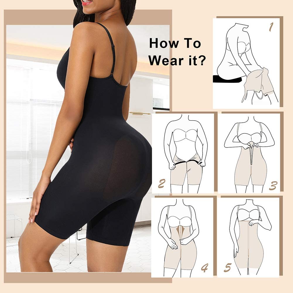 Women Tummy Control Butt Lifter Bodysuit