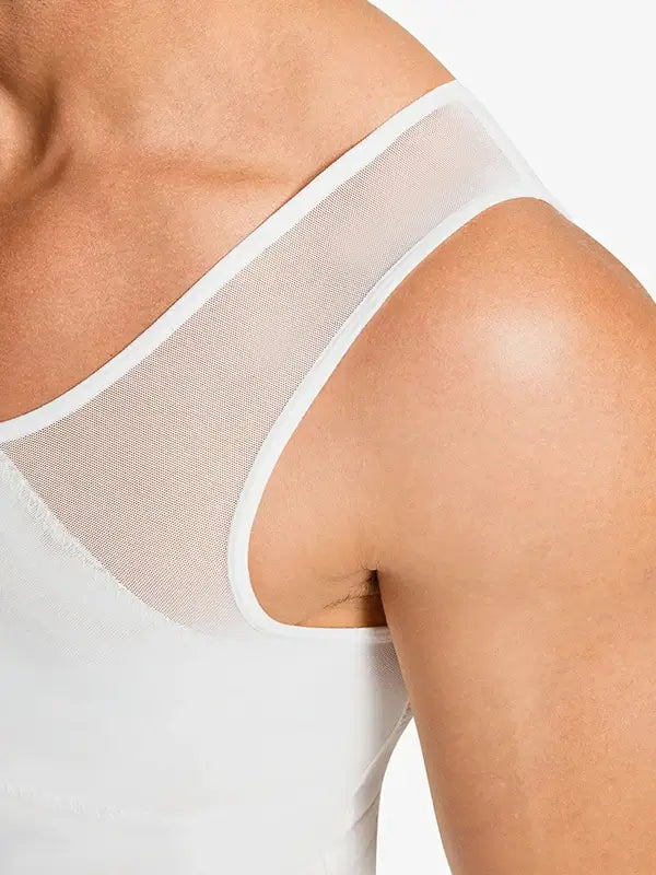 Men's Mesh Compression Chest & Tummy Control Tank Top