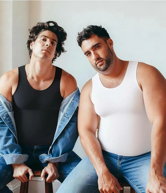 Men's Compression Tank Top for Big and Tall
