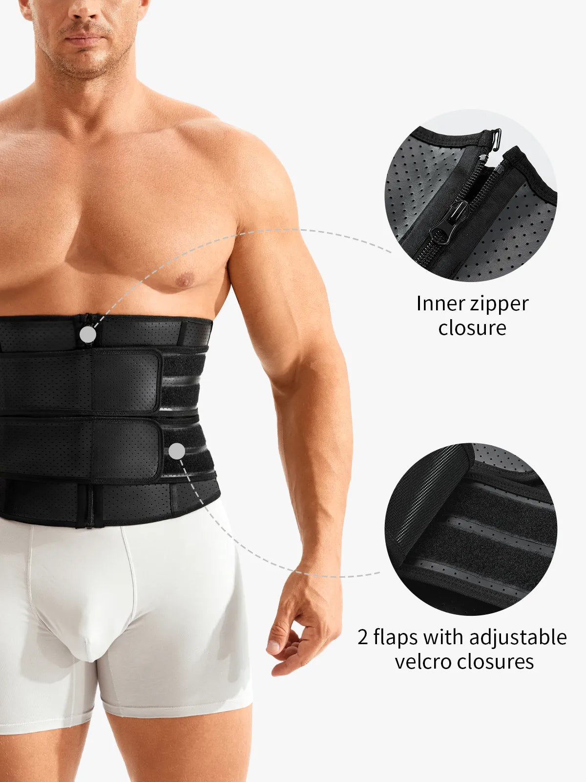 Men's Neoprene Waist Trainer Corset