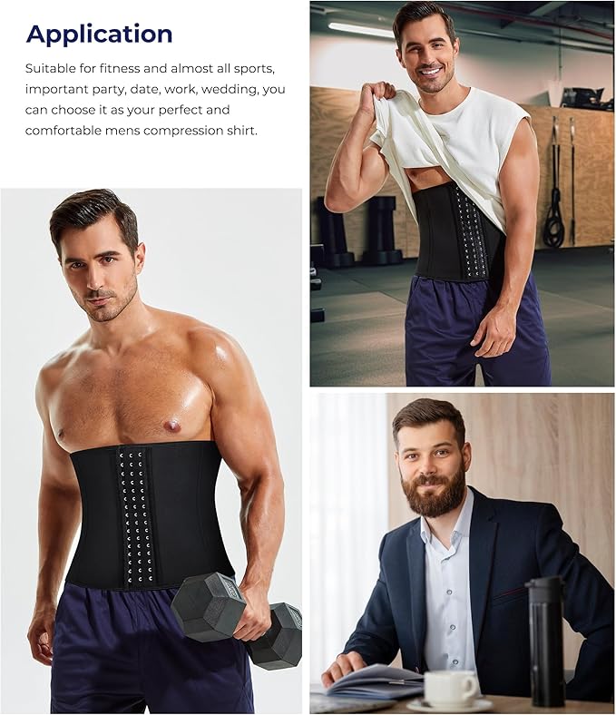 Men Waist Trainer Belt Loss Fitness
