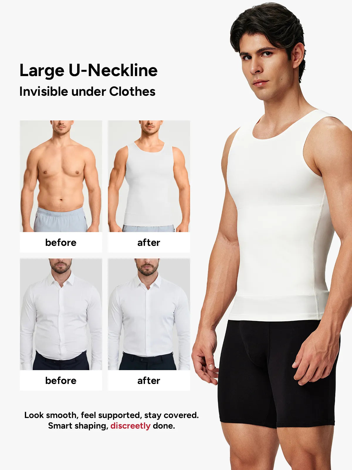 Men's Everyday Compression Tank Top Tummy Control