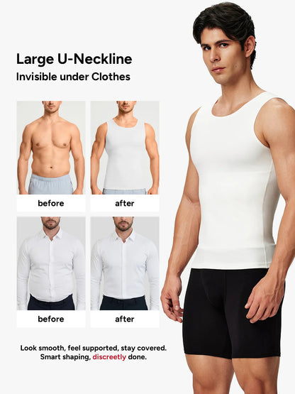 Men's Everyday Compression Tank Top Tummy Control