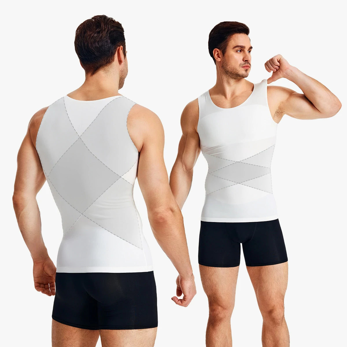 Men's Seamless Breathable Tummy Control Tank Top