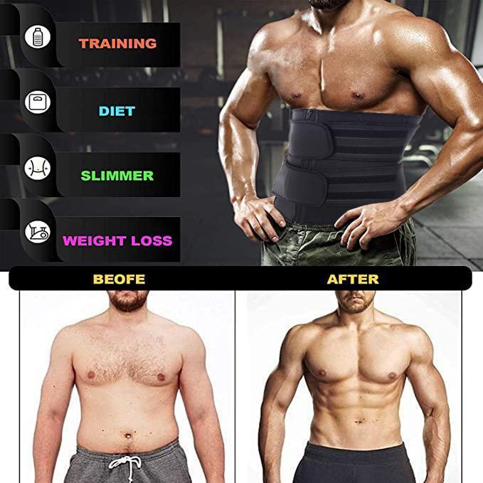 Men's Steel Boned Tummy Control Waist Trainer
