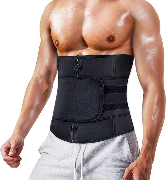 Men Double Straps Tummy Control Waist Trainer