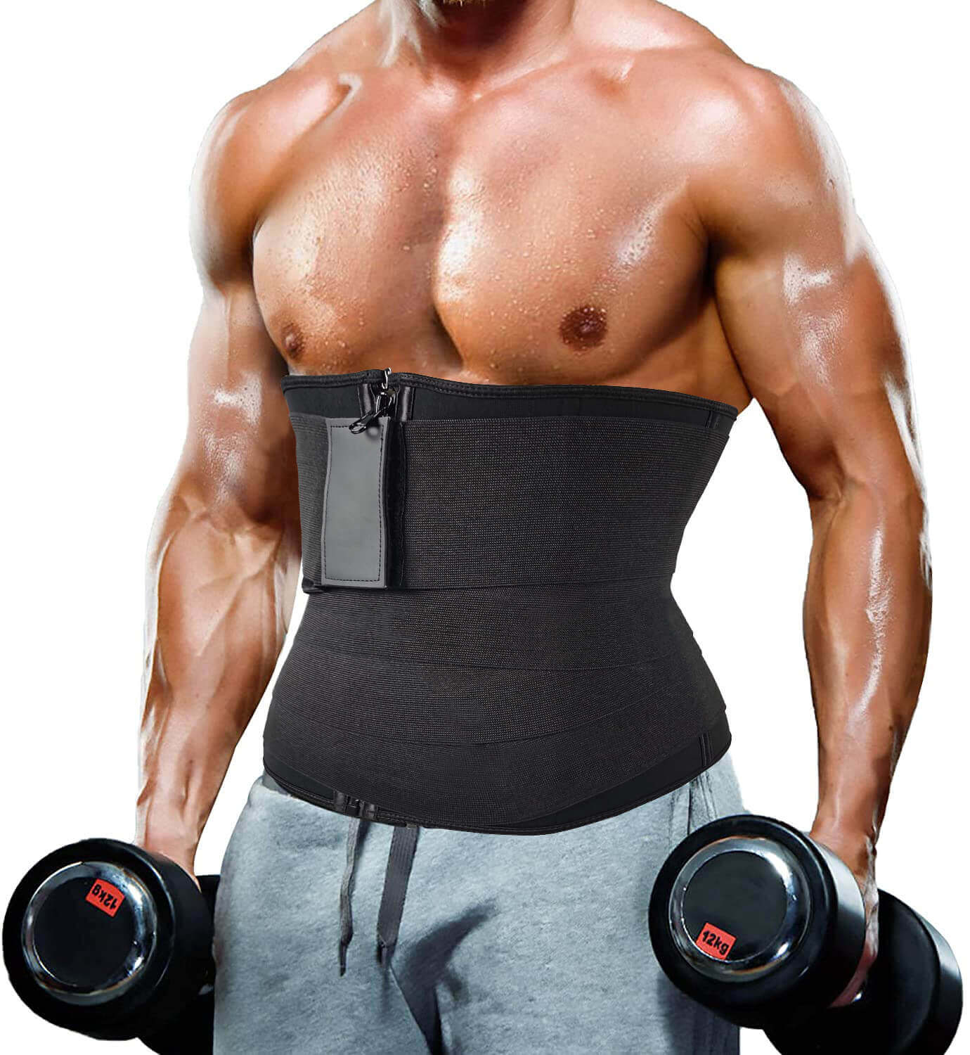 Men Waist Trainer Trimmer Tummy Control