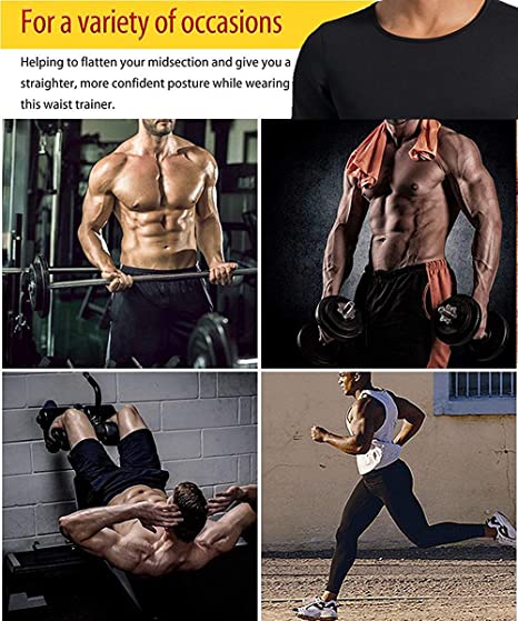 Men's Steel Boned Tummy Control Waist Trainer