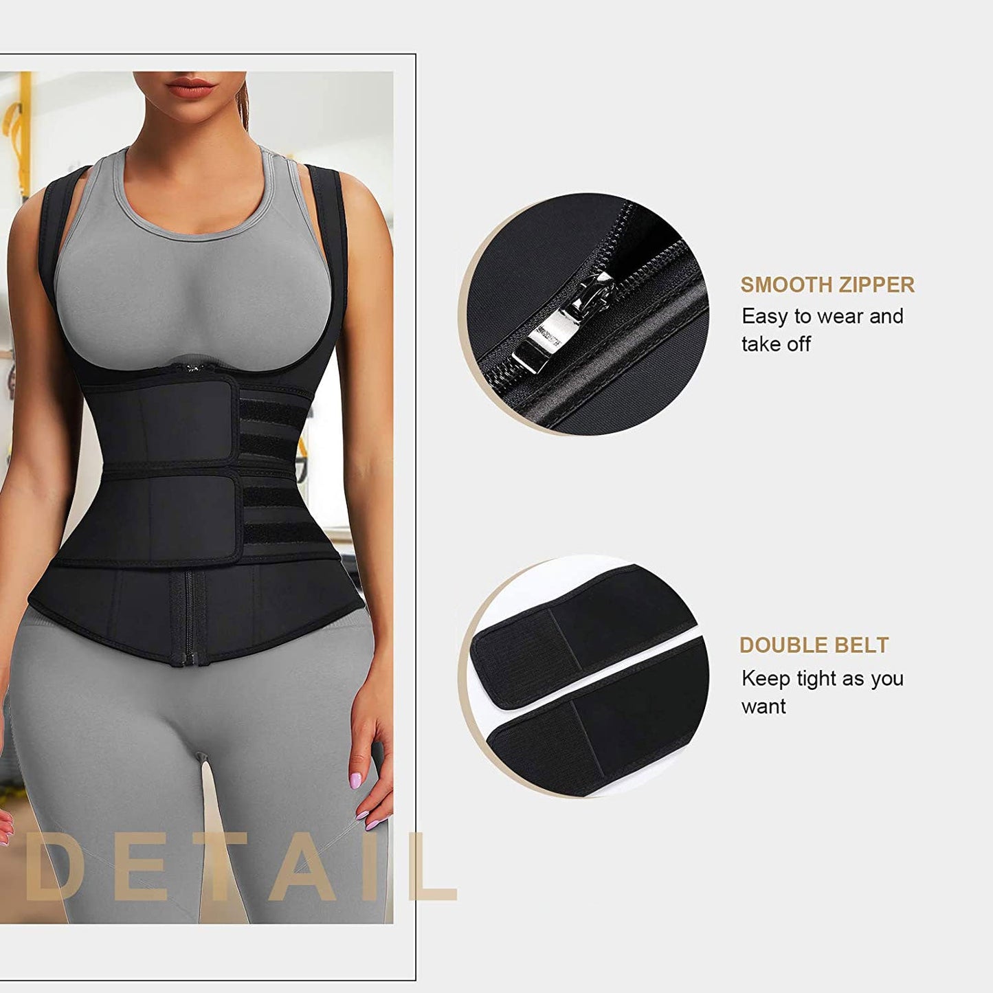 Women Waist Trainer Trimmer Belt Body Shaper