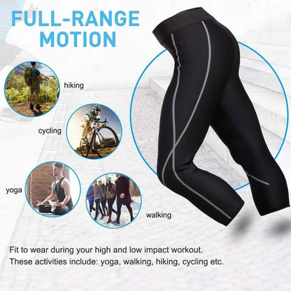 Men's Neoprene Sauna Sweat Capri Pants