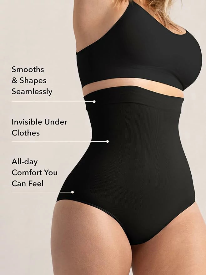 Women's Daily High Waist Seamless Shapewear Panty Tummy Control
