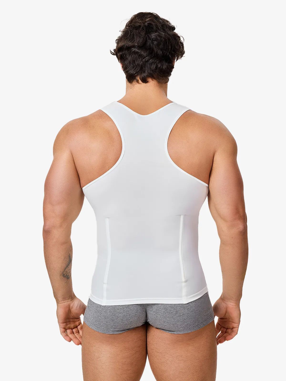 Men's Compression Vest w/ Waist Trimmer Belt (2-Pack)