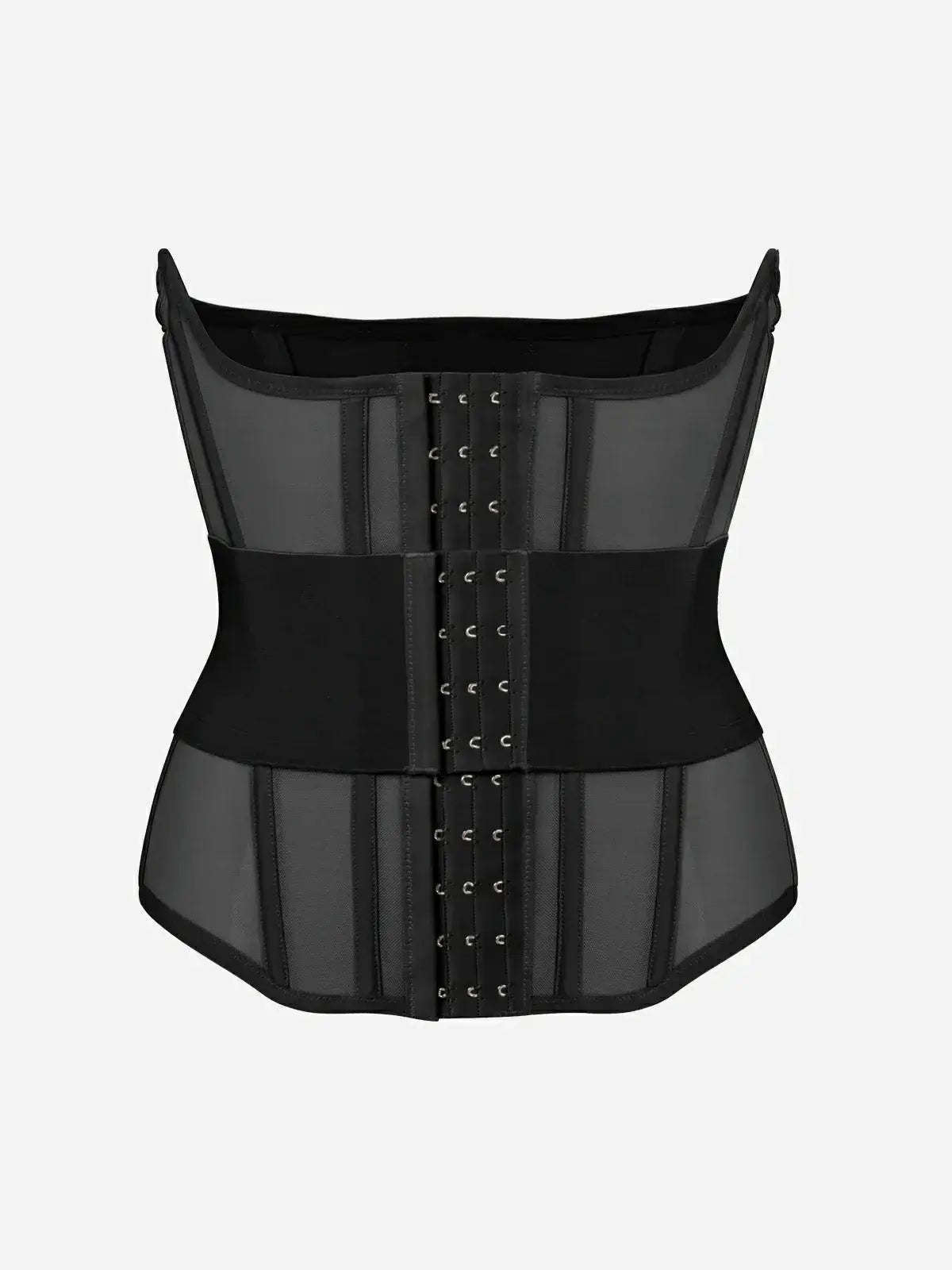 Women's Steel Boned Mesh Waist Trainer Tummy Control