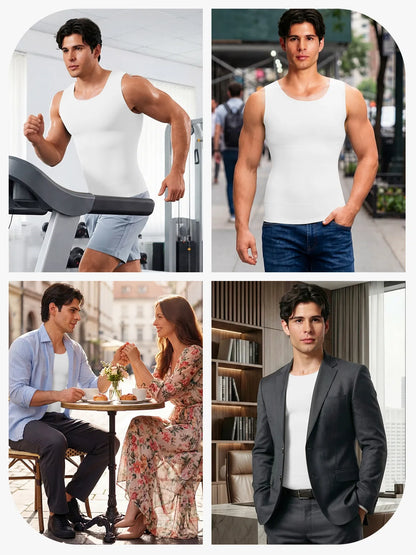 Men's Everyday Compression Tank Top Tummy Control