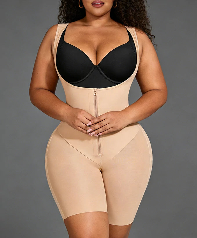 Women's Postpartum Colombian Fajas Bodysuit Tummy Control