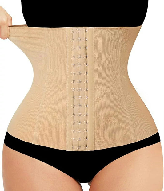 Women's Steel Boned Postpartum Waist Trainer Tummy Control
