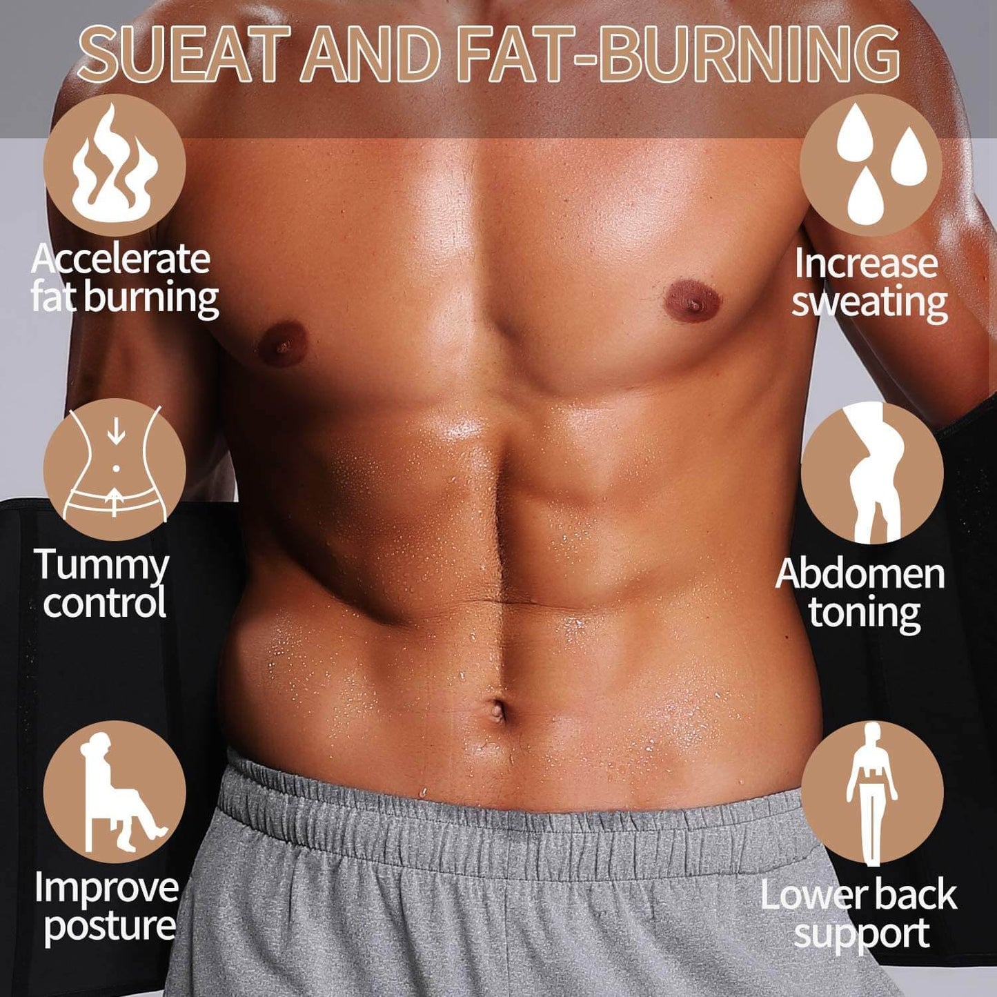 Men's Neoprene Sauna Waist Trainer