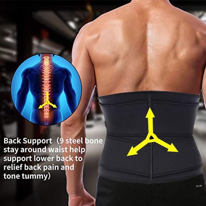 Men's Steel Boned Tummy Control Waist Trainer