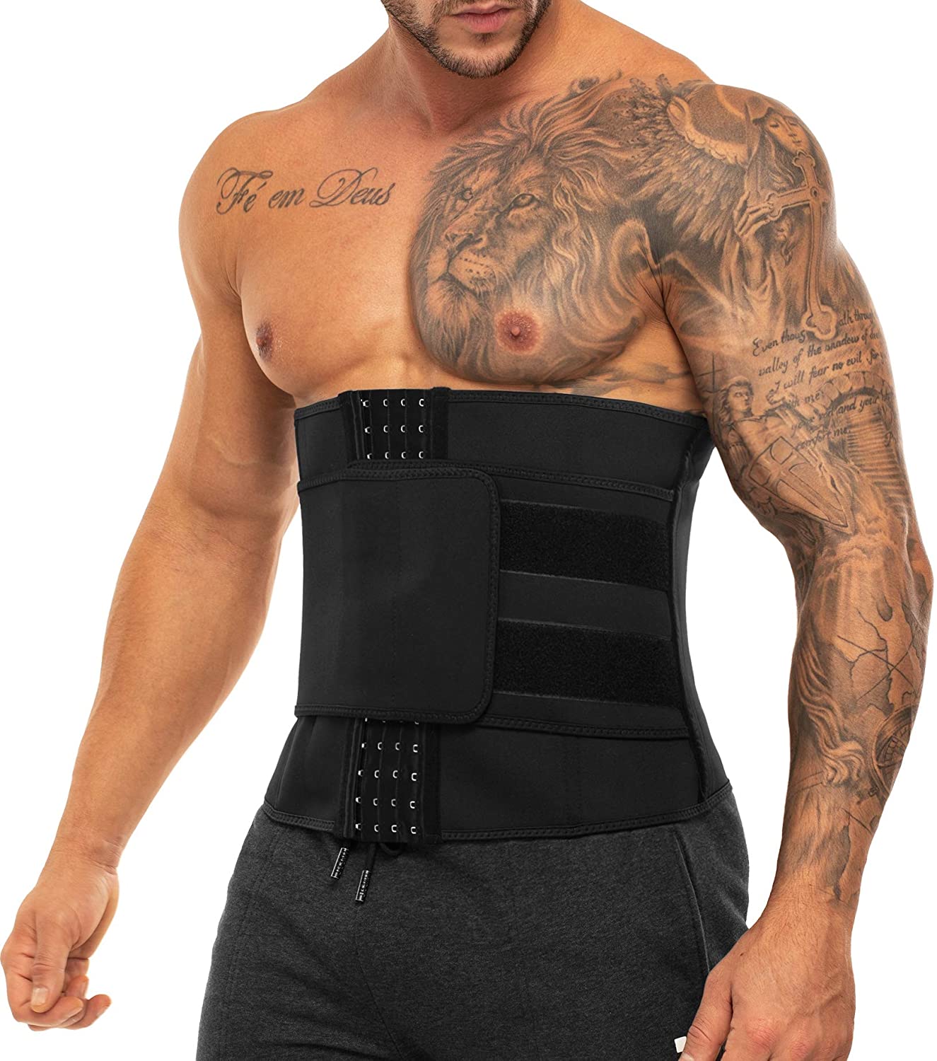 Mens Sweat Sauna Suit Waist Trainer