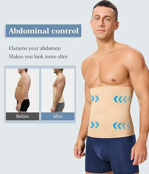 Men's Seamless Steel Boned Waist Trainer Waist Cincher