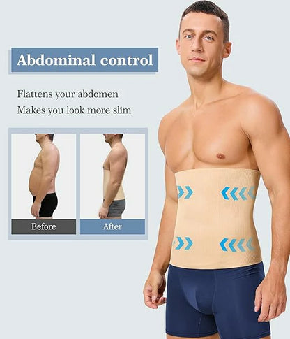 Men's Seamless Steel Boned Waist Trainer Waist Cincher
