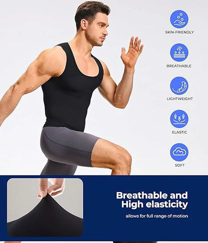Men's Compression Tank Top Sleeveless Workout