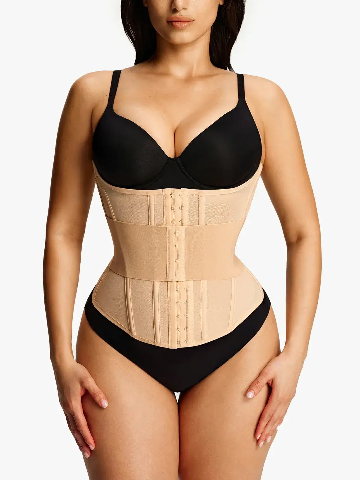 Women's Steel Boned Mesh Waist Trainer Tummy Control