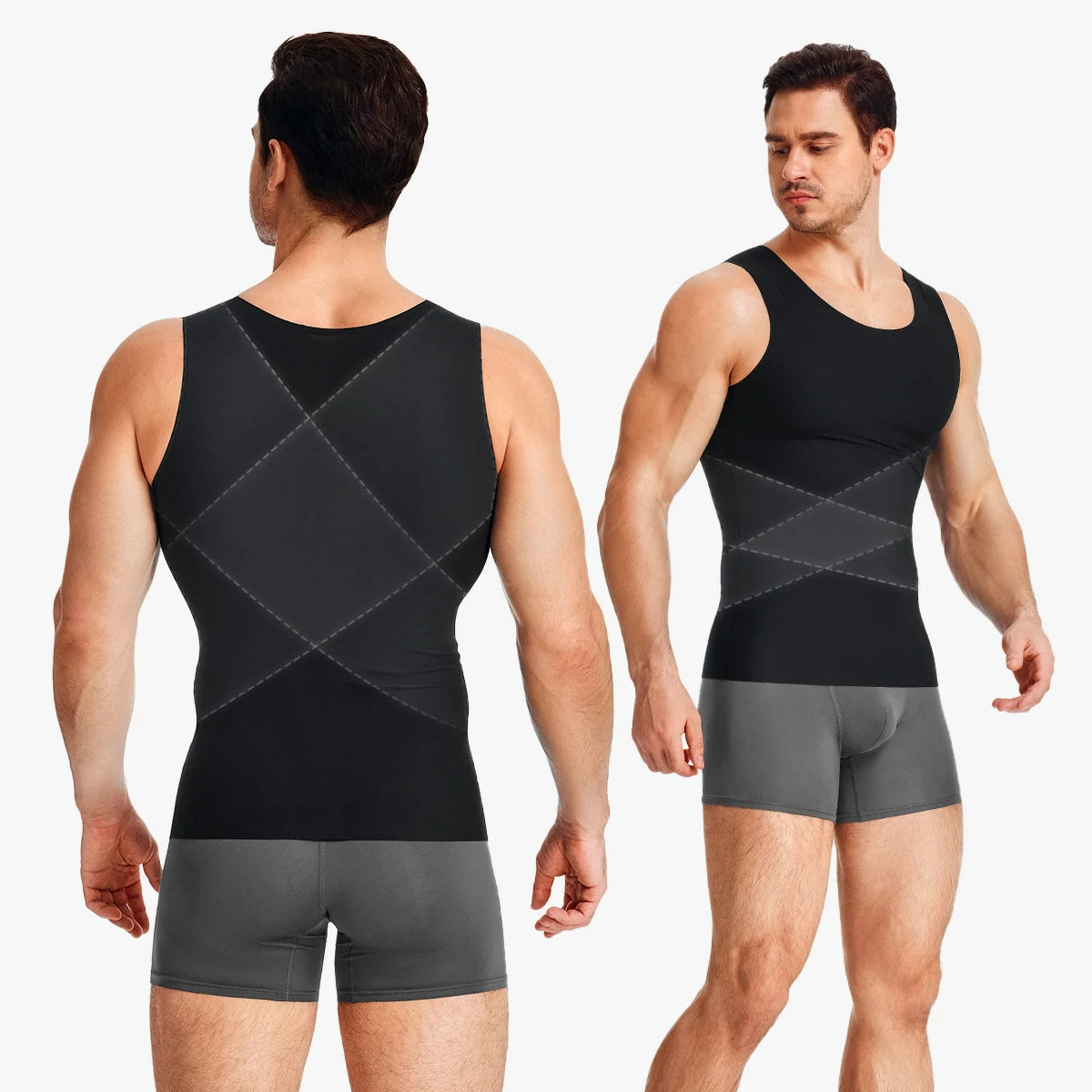 Men's Seamless Breathable Tummy Control Tank Top