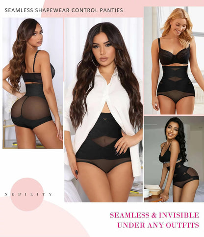 Women's High Waist Contour Lift Body Shaper Panty