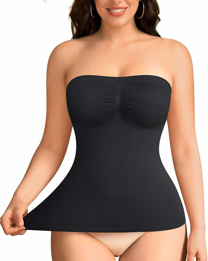 Women's Strapless Shapewear Tank Top Tummy Control