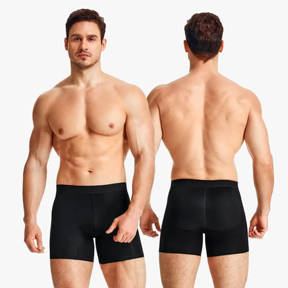 Men's Padded Shapewear Boxer Briefs Butt Lifting