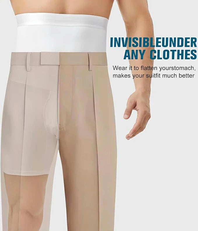 Men's High Waist Breathable Tummy Control Shapewear Shorts
