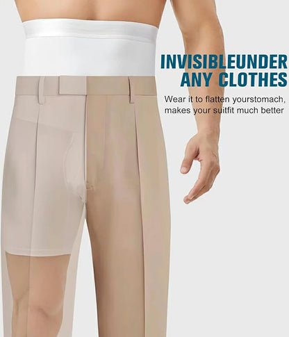 Men's High Waist Breathable Tummy Control Shapewear Shorts