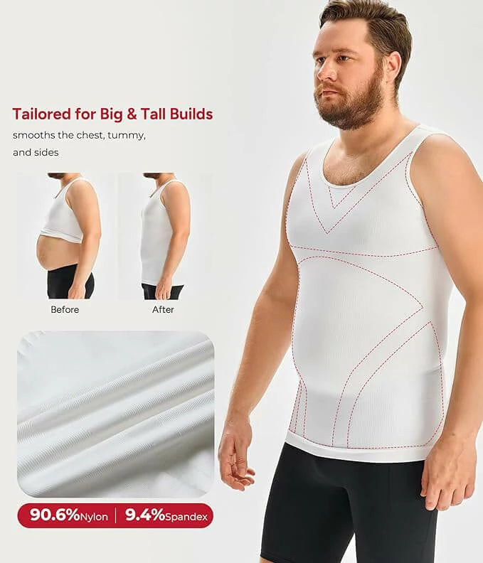 Men's Compression Tank Top for Big and Tall