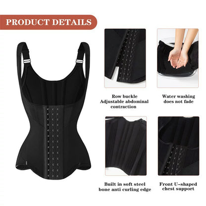 Women's 23 Steel Boned Vest Waist Trainer Tummy Control