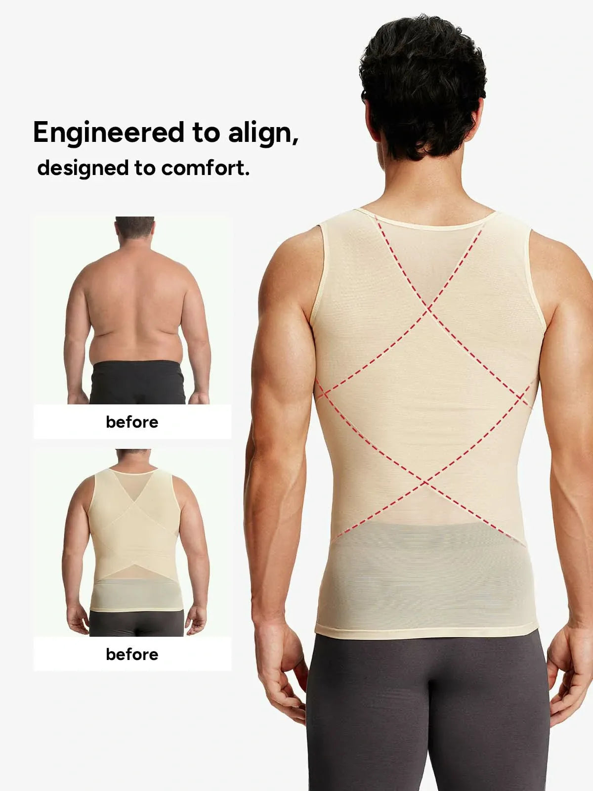 Men's Mesh Compression Tank Top (2-Pack)