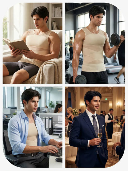 Men's Mesh Compression Tank Top (2-Pack)