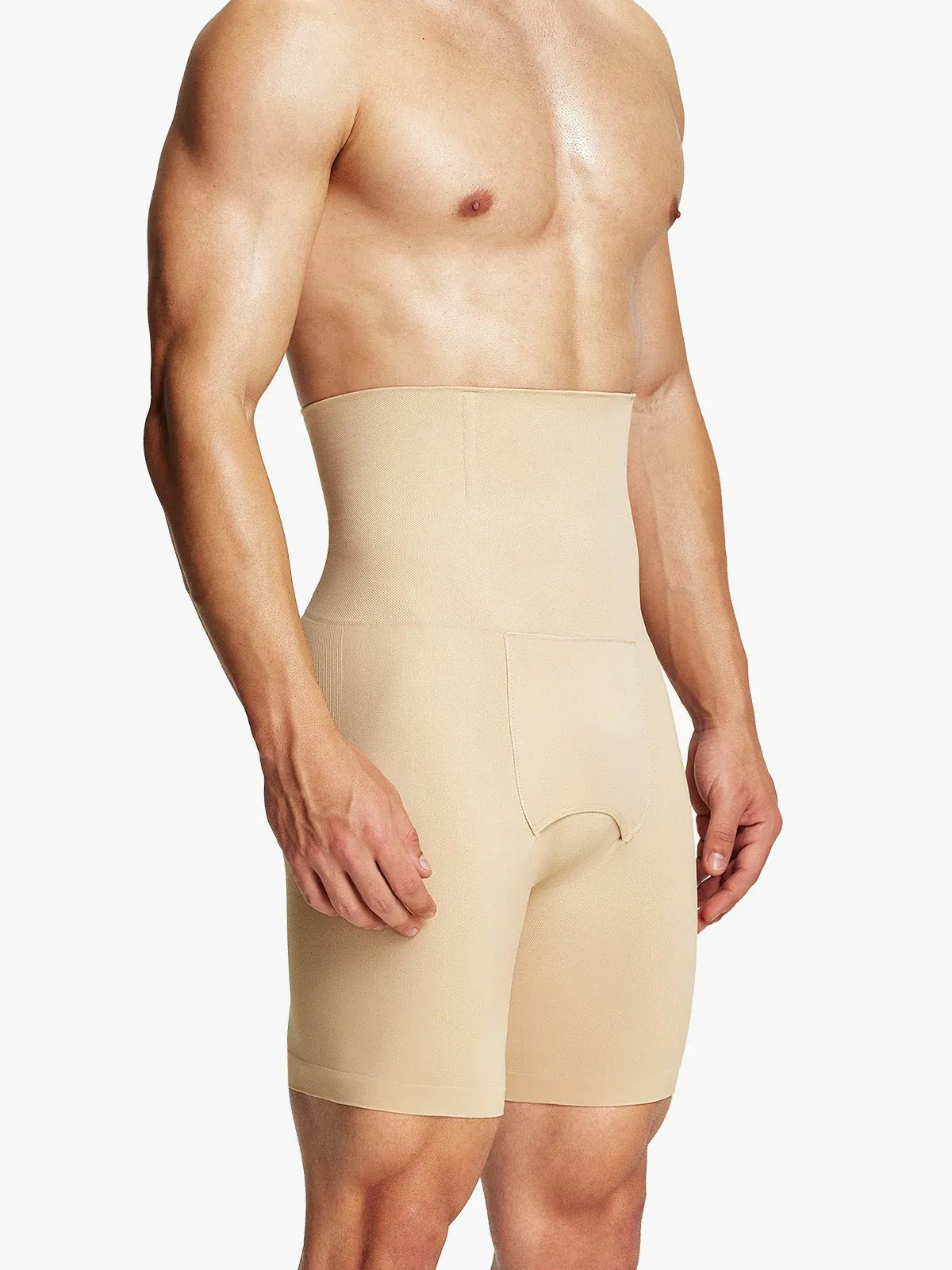 Men's High-Waist Tummy Control Compression Shorts
