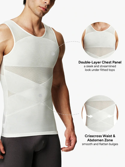 Men's Mesh Compression Tank Top (2-Pack)