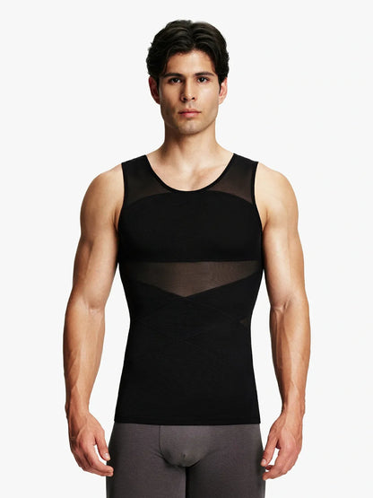 Men's Mesh Compression Tank Top (2-Pack)