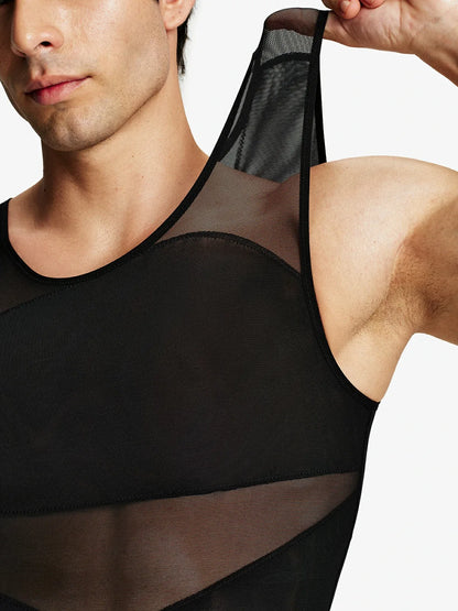 Men's Mesh Compression Tank Top (2-Pack)