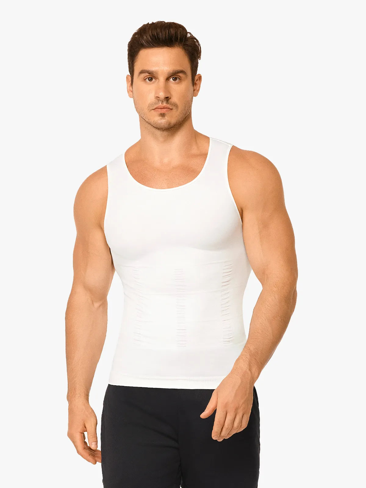 Men's Firm Compression Body Shaper Vest (2-Pack)