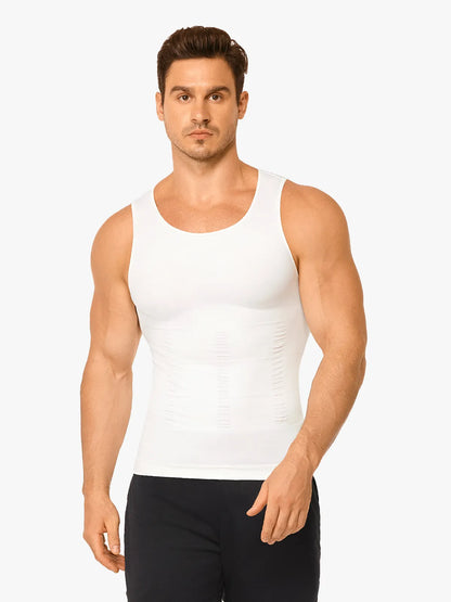 Men's Firm Compression Body Shaper Vest (2-Pack)