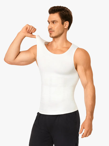 Men's Firm Compression Body Shaper Vest (2-Pack)