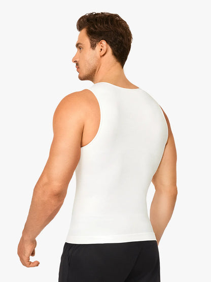 Men's Firm Compression Body Shaper Vest (2-Pack)