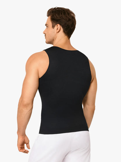 Men's Firm Compression Body Shaper Vest (2-Pack)