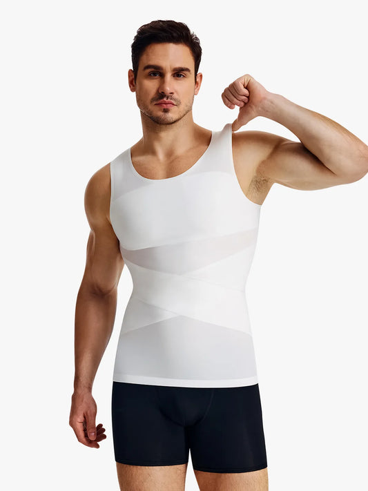 Men's Seamless Breathable Tummy Control Tank Top