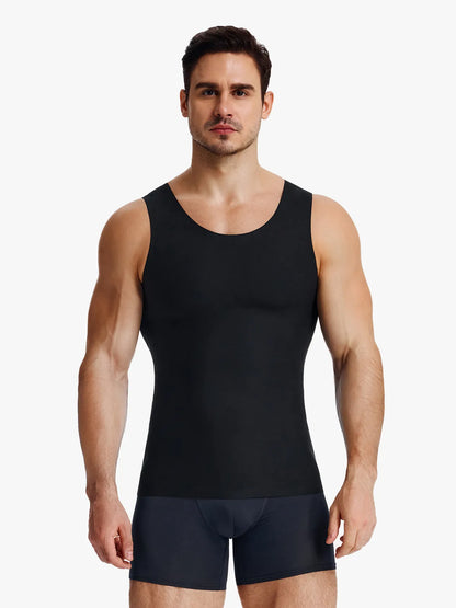 Men's Seamless Breathable Tummy Control Tank Top