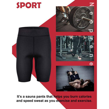Men's Neoprene Sauna Sweat Shorts